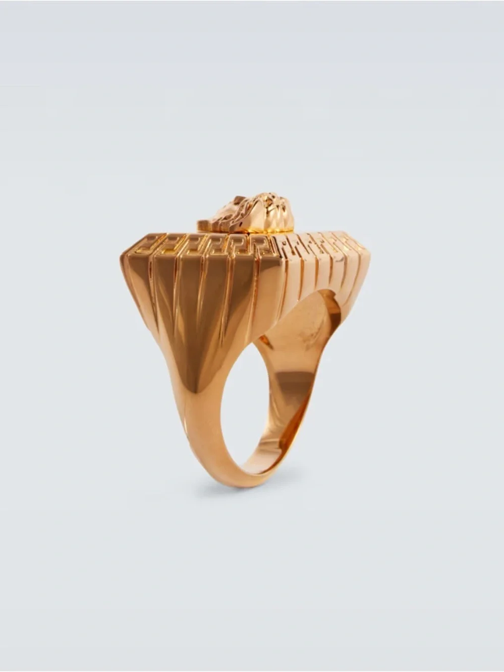 Versace Gold Medusa Signet Ring